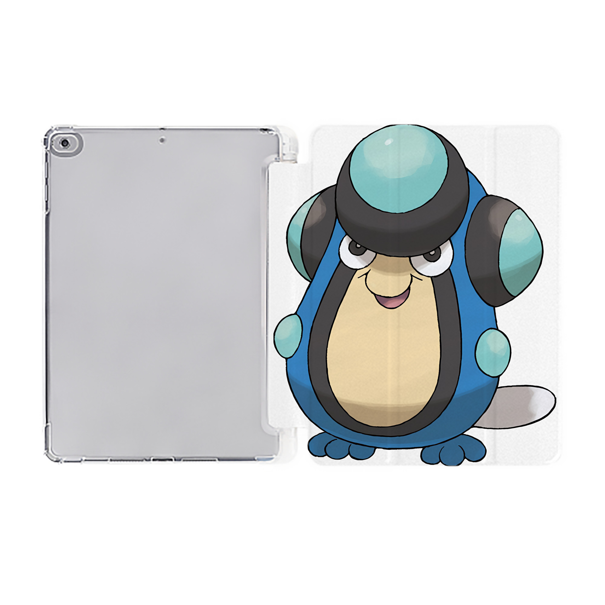 （画像用） ポケットモンスター Pokémon IPad ケース ペン収納付き 三つ折りスタンド PUレザー×シリコン 対応機種9.5/10.5/10.9インチ
